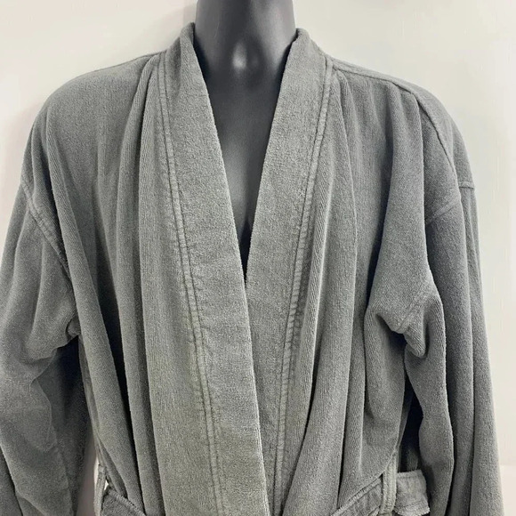 Polo Ralph Lauren Men's Terry Cloth 100% Mid Length Front Tie Robe Size‎ S/M - Picture 4 of 11